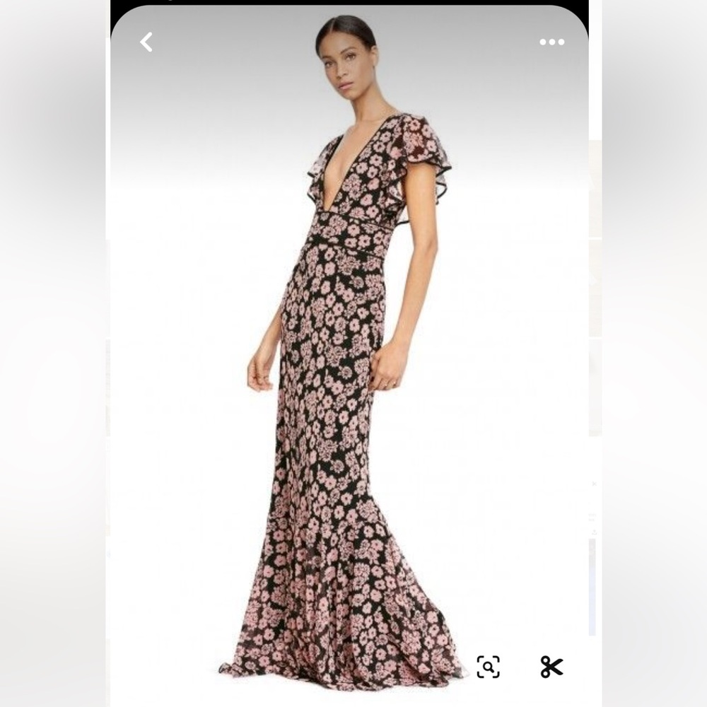 MILLY SAMPLE FLORAL MAXI DRESS